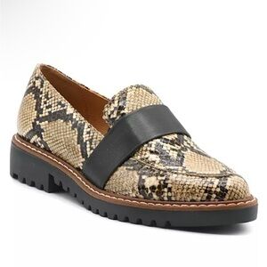 Adrienne Vitattadini Snakeskin Loafers